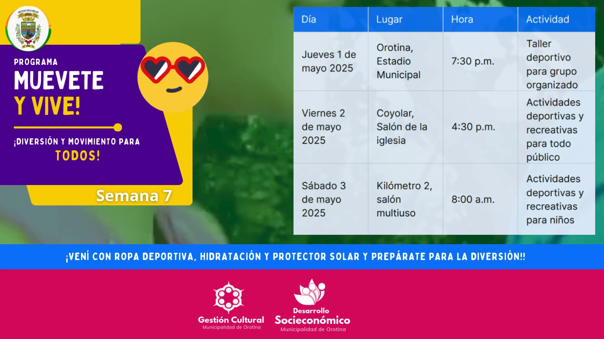 ¡Muévete y Vive! (Sem 7)
